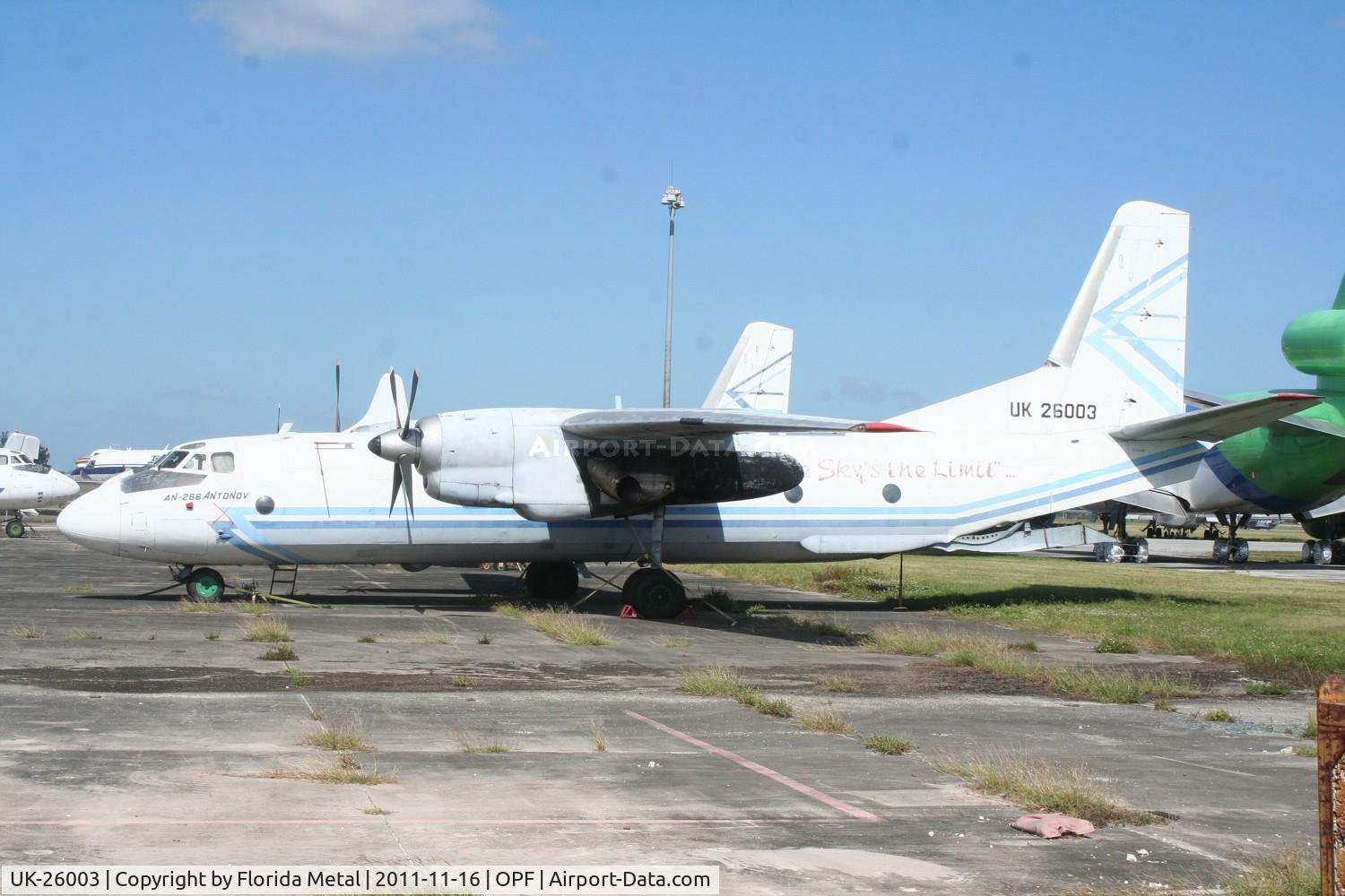 UK-26003, 1980 Antonov An-26B C/N 97310406, Avia Leasing AN-26