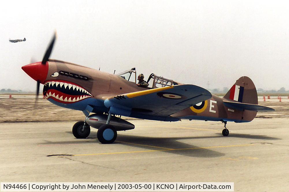 N94466, 1942 Curtiss P-40E C/N AK-899, Scanned from a print