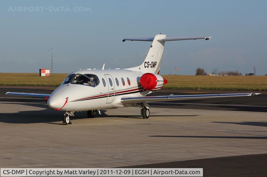 CS-DMP, 2007 Hawker Beechcraft 400A Beechjet Beechjet C/N RK-508, Sat on stand at SaxonAir.