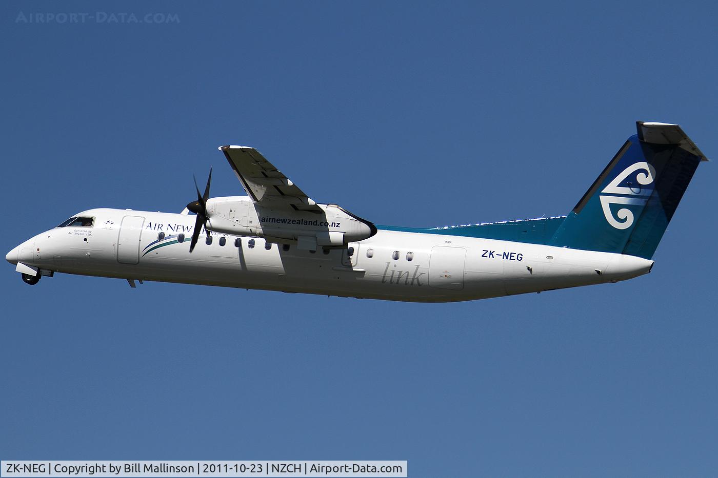 ZK-NEG, 2006 De Havilland Canada DHC-8-311 Dash 8 C/N 621, away from 02