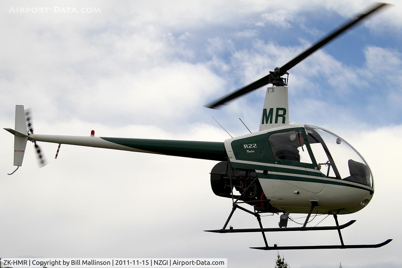 ZK-HMR, Robinson R22 Beta C/N 2119, training flight