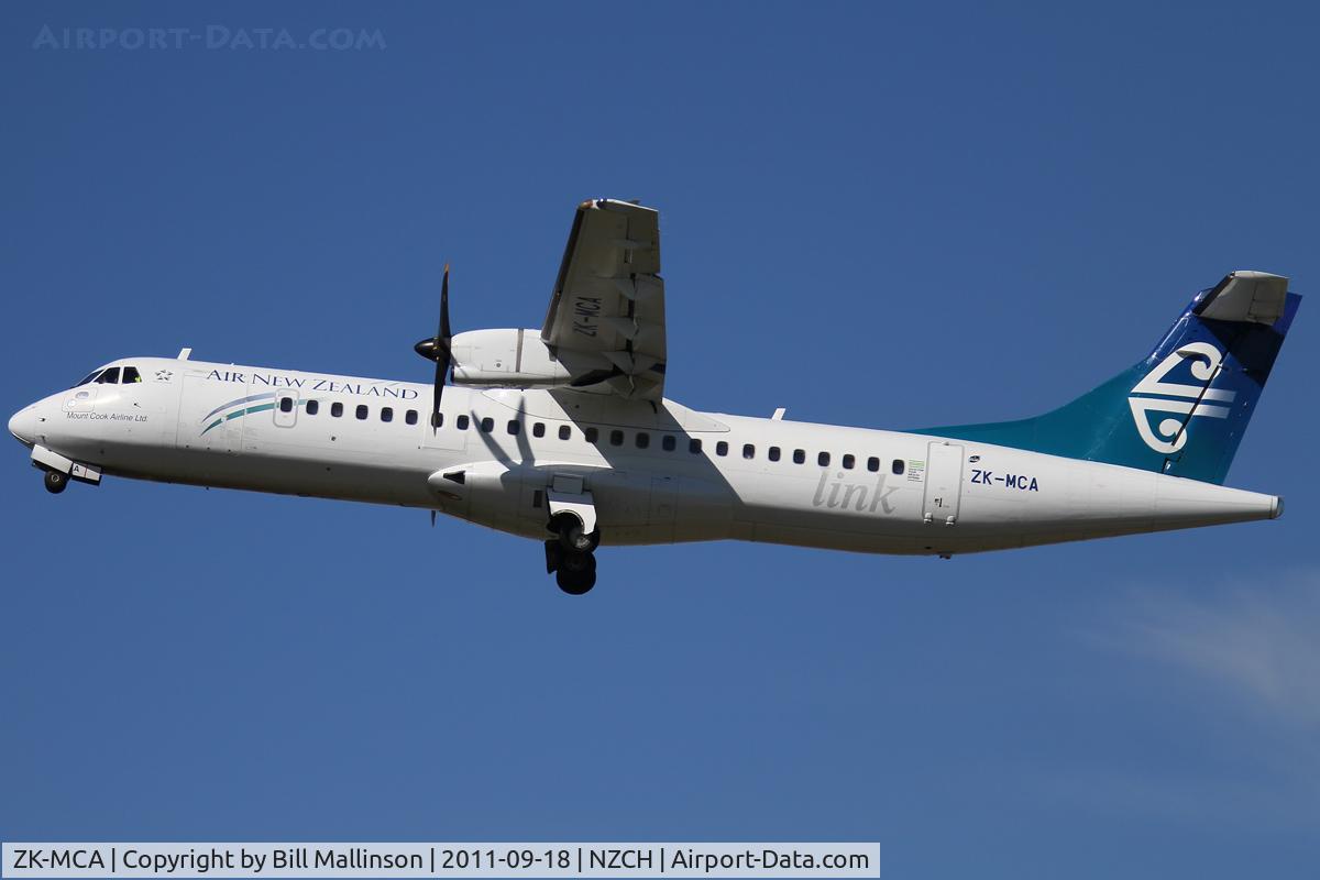 ZK-MCA, 1999 ATR 72-212A C/N 597, away from 02