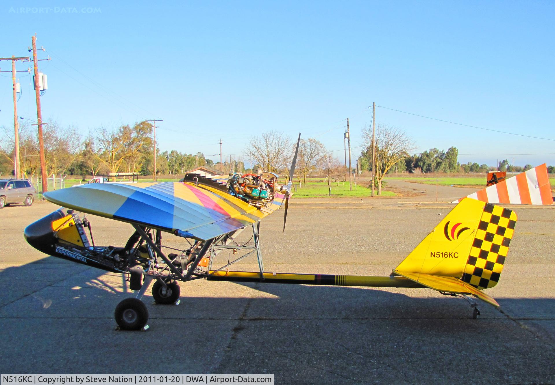 N516KC, Rans S-18 Stinger II C/N 0504040, 2010 McCarty RANS S-18 homebuilt @ Yolo County Airport, CA