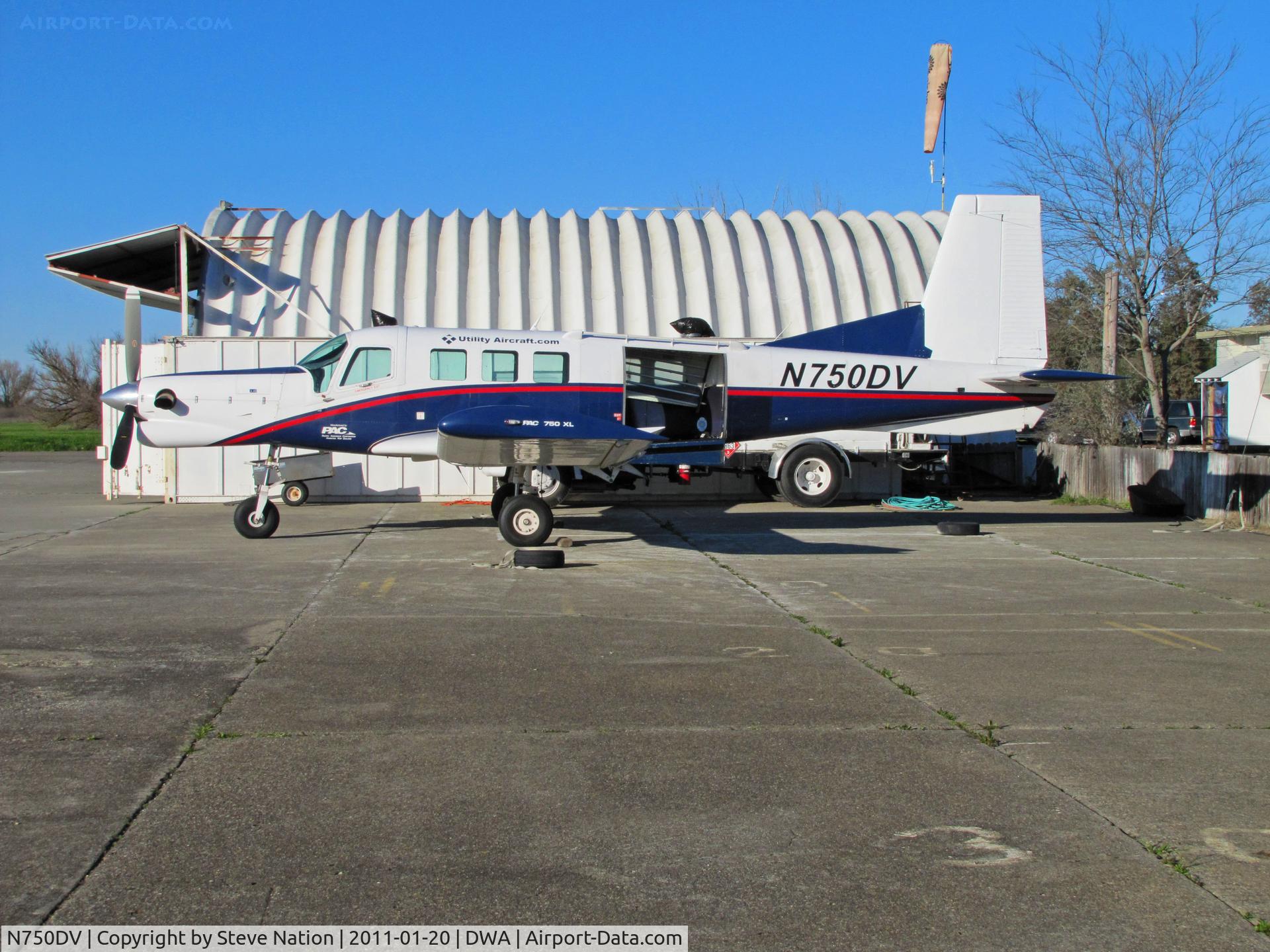 N750DV, 2005 Pacific Aerospace 750XL C/N 112, Maxim Aviation LLC (Davis, CA) 2005 Pacific Aerospace 750XL with 