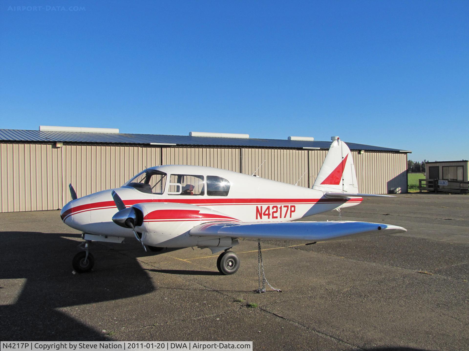 N4217P, 1959 Piper PA-23-160 Apache C/N 23-1710, International Air Services Inc Trustee (Wilro Park, South Africa) 1959 Piper PA-23-160 Aztec ready for export @ Yolo County Airport, CA