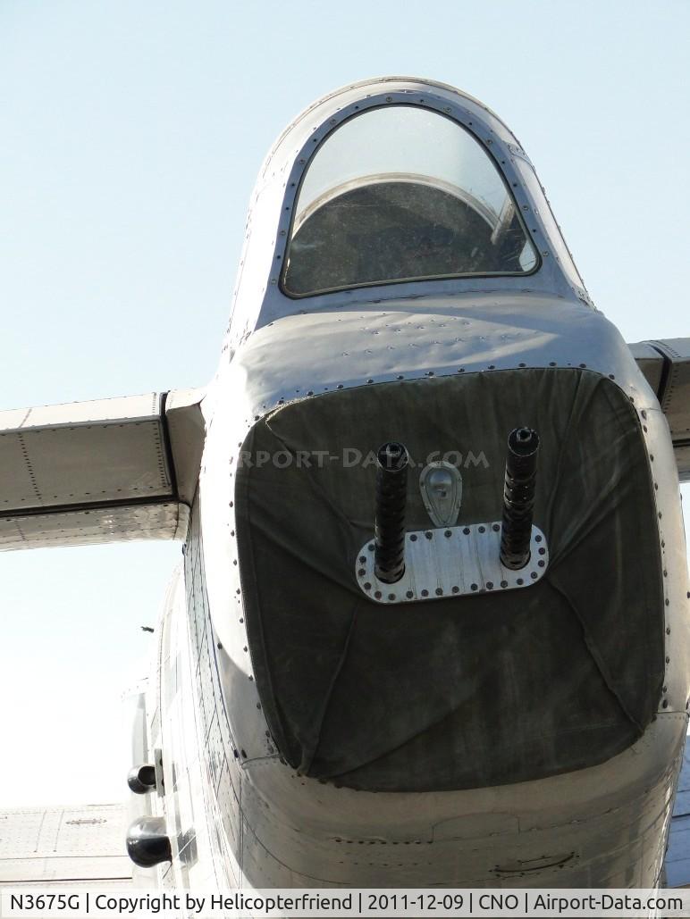 N3675G, 1944 North American B-25J Mitchell Mitchell C/N 108-33698, Rear gunner's position