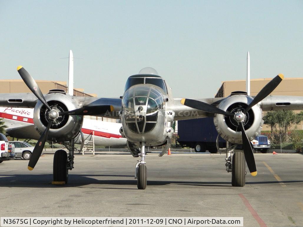 N3675G, 1944 North American B-25J Mitchell Mitchell C/N 108-33698, Twin Wright R-2600-13