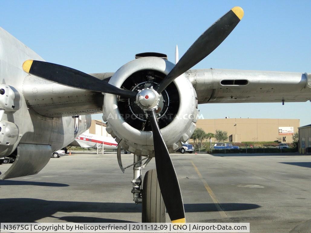 N3675G, 1944 North American B-25J Mitchell Mitchell C/N 108-33698, R-2600-13 (Wright Cyclone Model C14B) Static Radial, 1,700 hp 14-cylinder supercharged air-cooled two-row radial engine