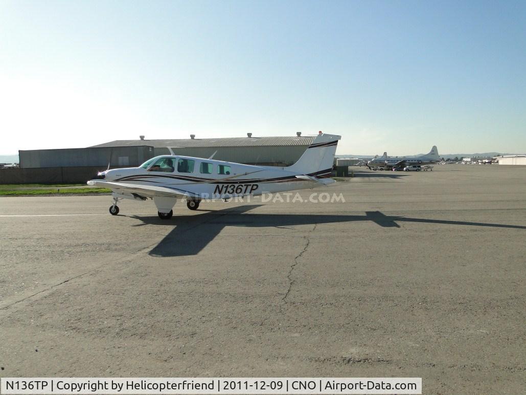 N136TP, 1977 Beech A36 Bonanza 36 C/N E-1176, Taxiing to runway for take off