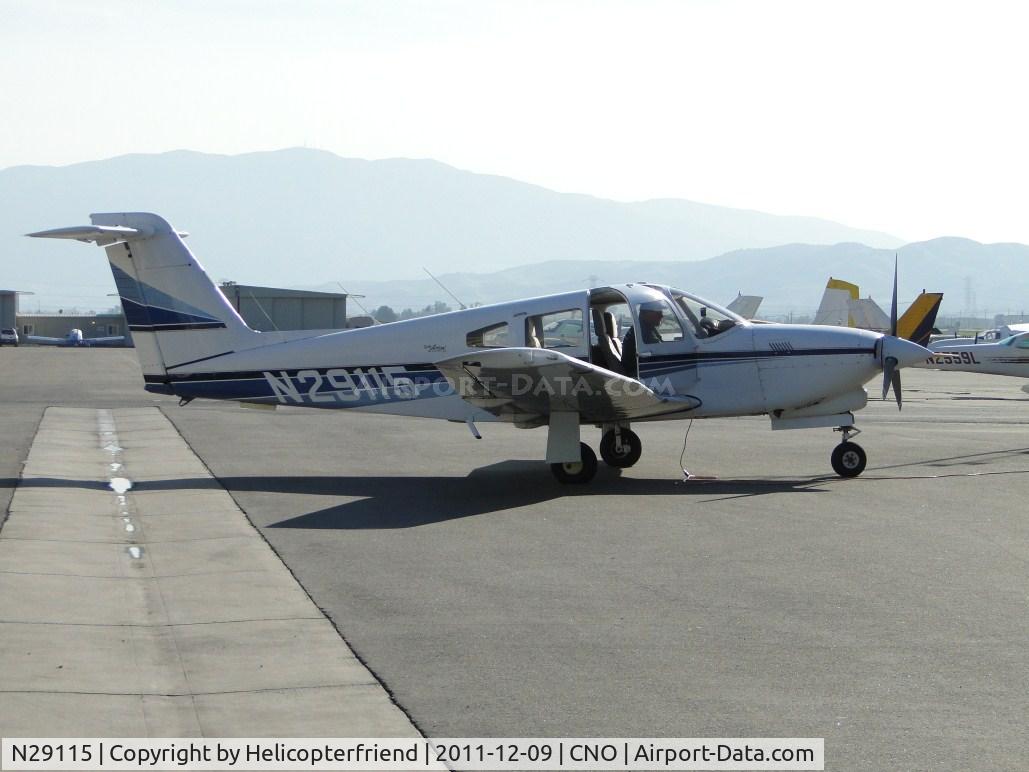 N29115, 1979 Piper PA-28RT-201T Arrow IV C/N 28R-7931193, Working on electrical in the cockpit area