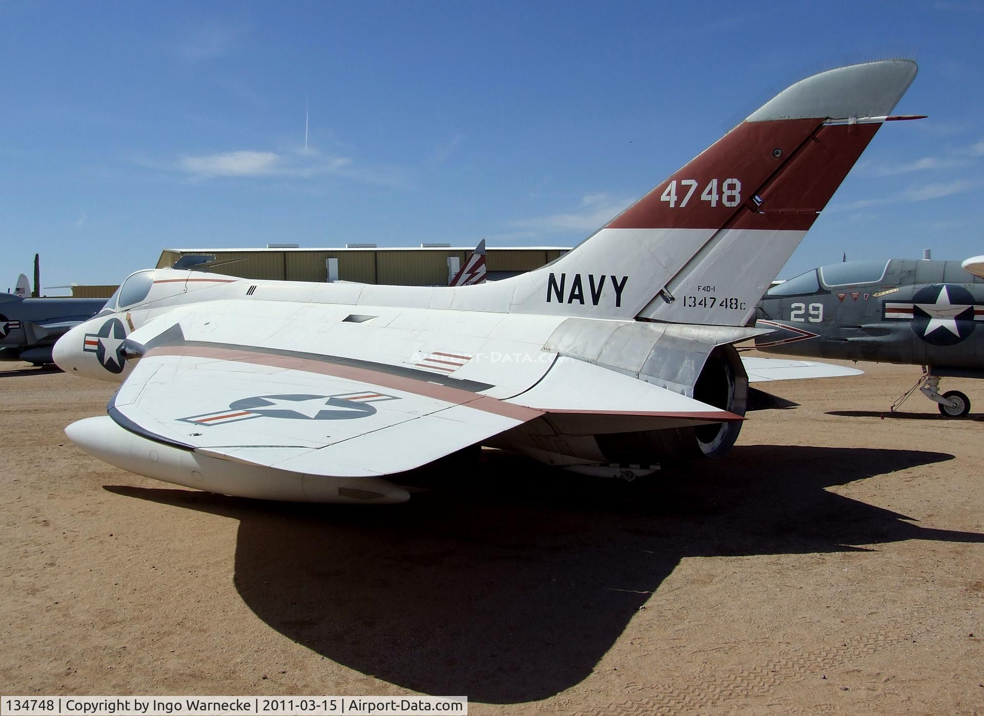 134748, Douglas F-6A Skyray C/N 10342, Douglas F4D-1 / F-6A Skyray at the Pima Air & Space Museum, Tucson AZ