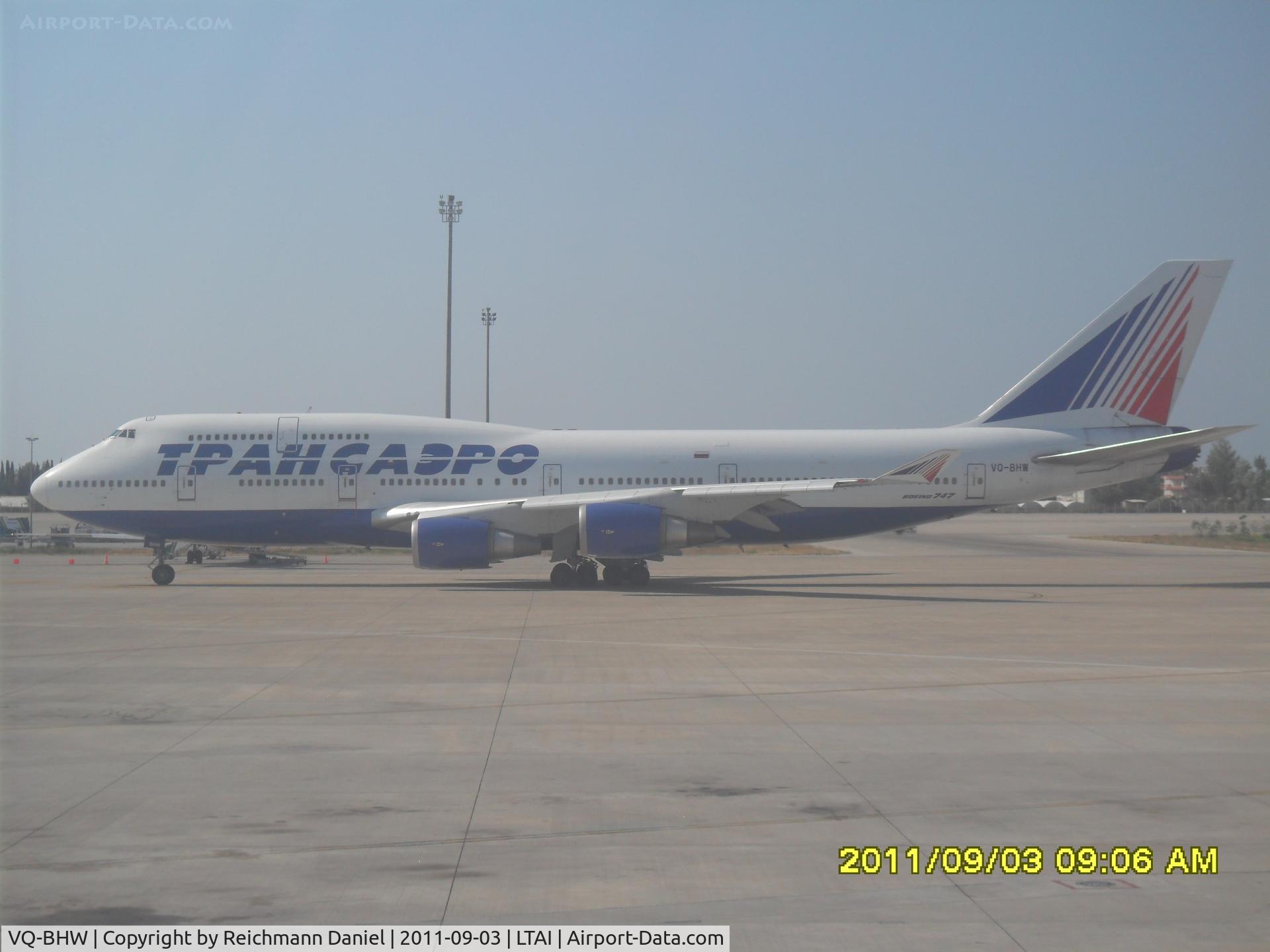 VQ-BHW, 1998 Boeing 747-4F6 C/N 28959, After push back from gate, preparing for flight to Moscow Domodedovo!