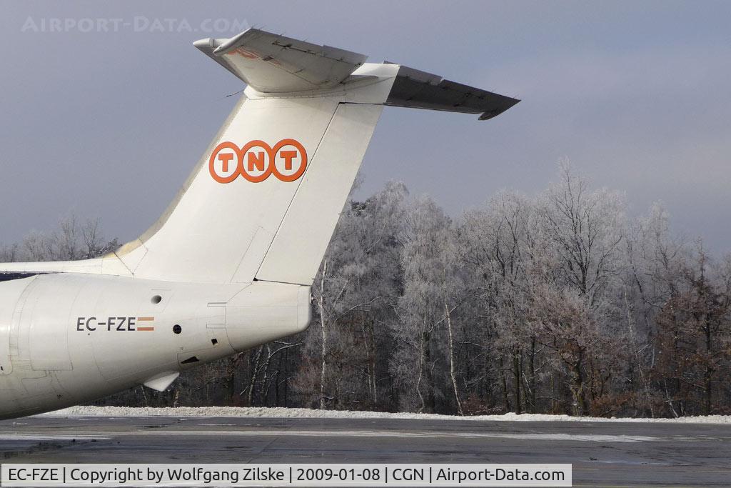 EC-FZE, 1988 British Aerospace BAe.146-200QT Quiet Trader C/N E2105, Tail