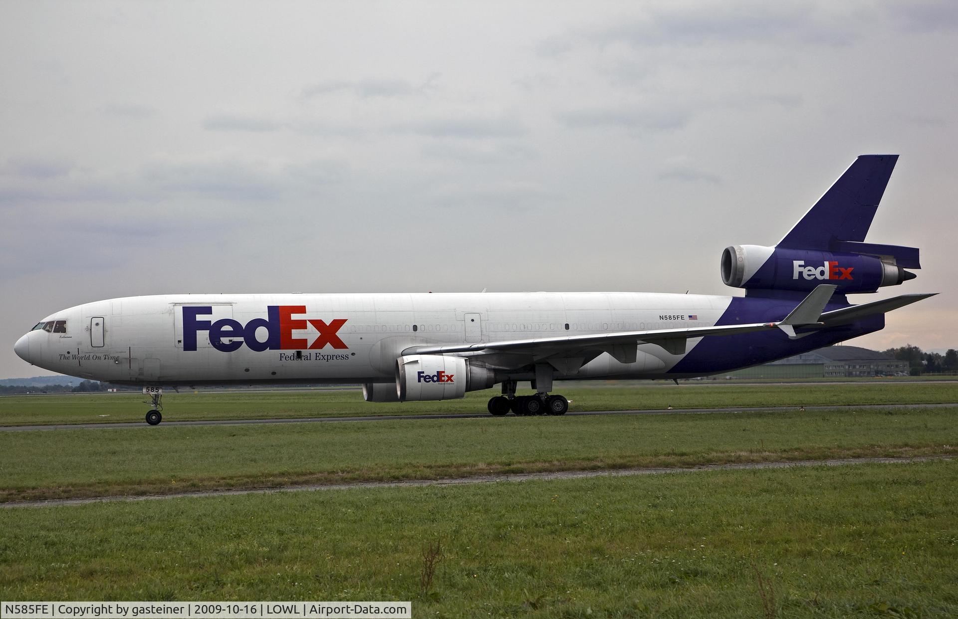 N585FE, 1992 McDonnell Douglas MD-11F C/N 48481, by gasteiner@lowl