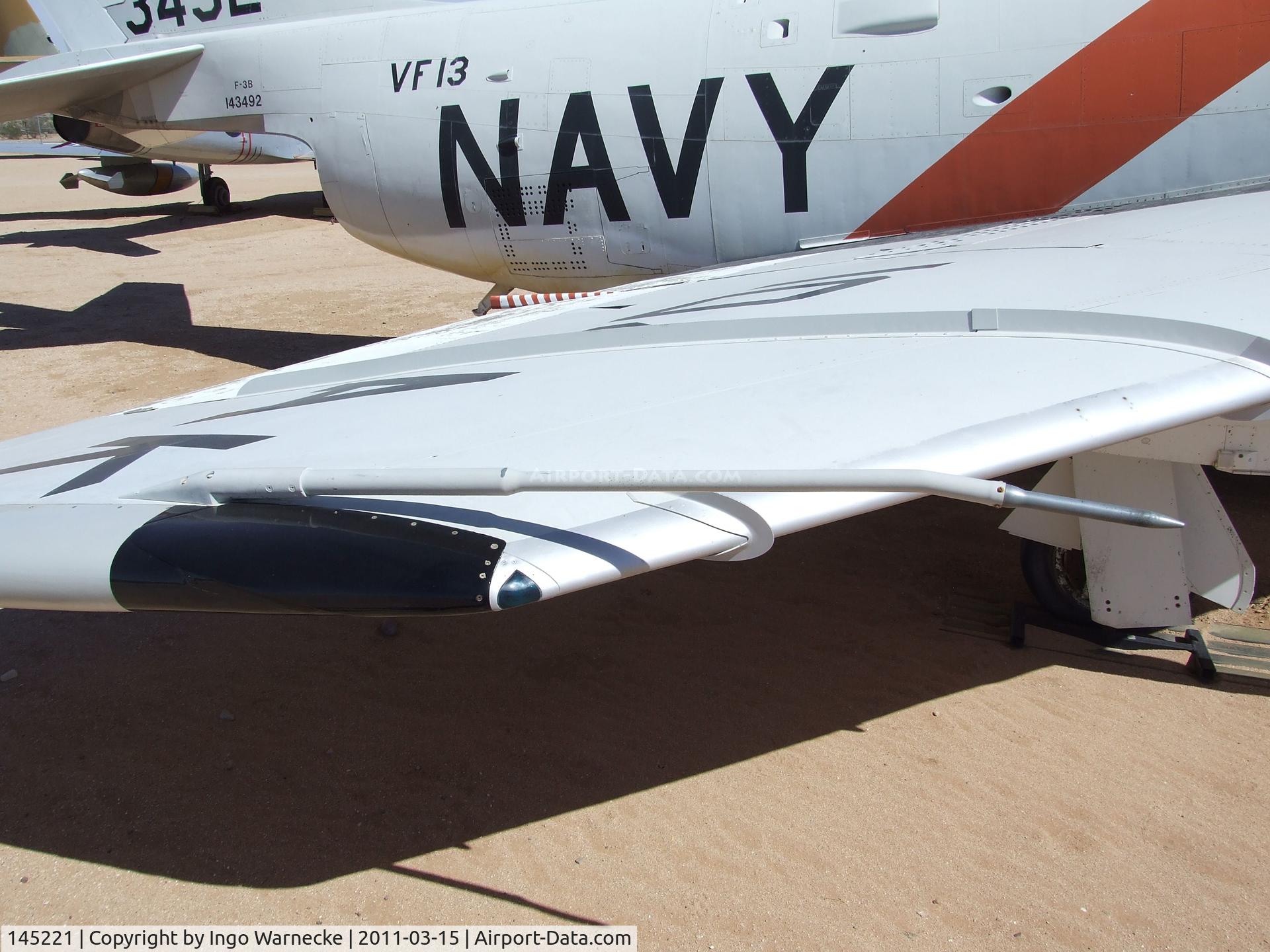 145221, McDonnell F-3B Demon C/N 390, McDonnell F-3B Demon at the Pima Air & Space Museum, Tucson AZ