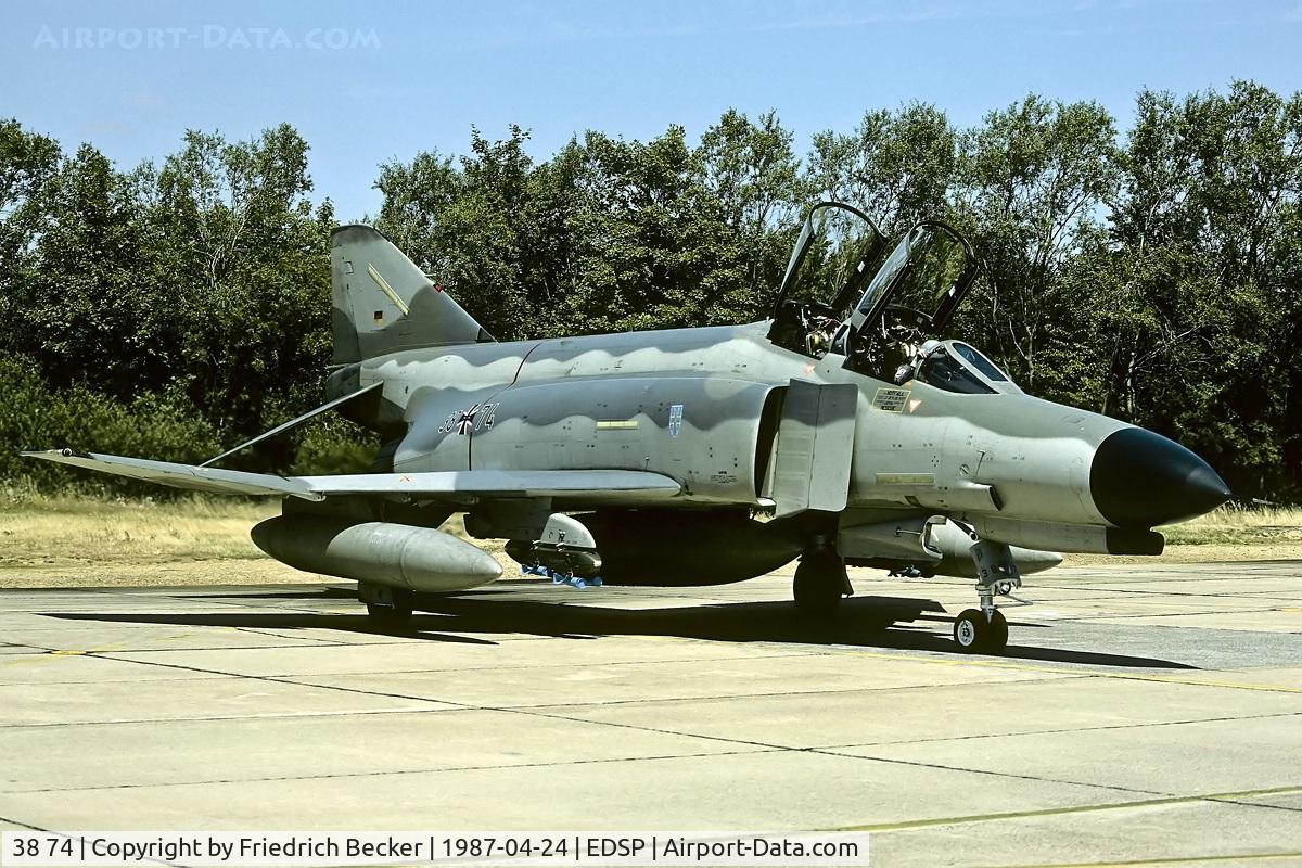 38 74, 1972 McDonnell Douglas F-4F Phantom II C/N 4792, last chance inspection