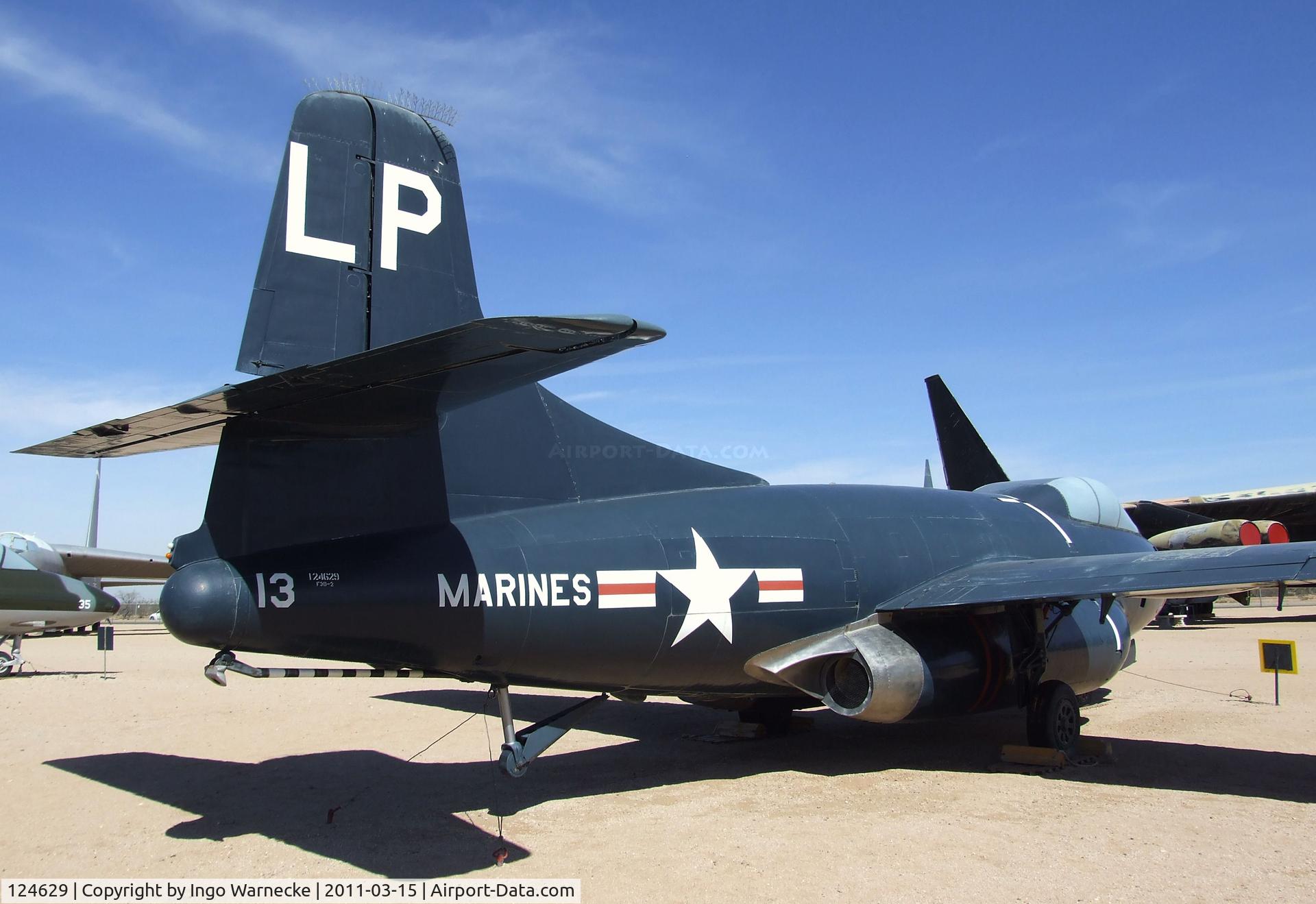 124629, Douglas TF-10B Skynight C/N 7499, Douglas TF-10B Skyknight at the Pima Air & Space Museum, Tucson AZ