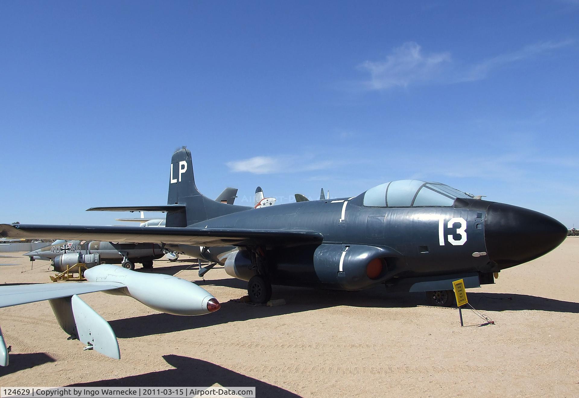 124629, Douglas TF-10B Skynight C/N 7499, Douglas TF-10B Skyknight at the Pima Air & Space Museum, Tucson AZ
