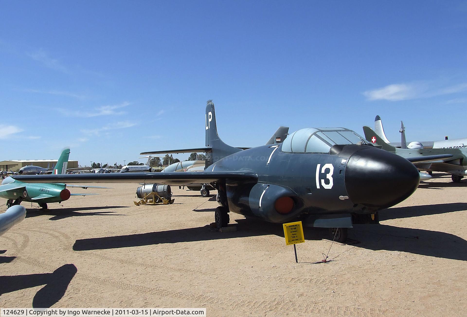 124629, Douglas TF-10B Skynight C/N 7499, Douglas TF-10B Skyknight at the Pima Air & Space Museum, Tucson AZ