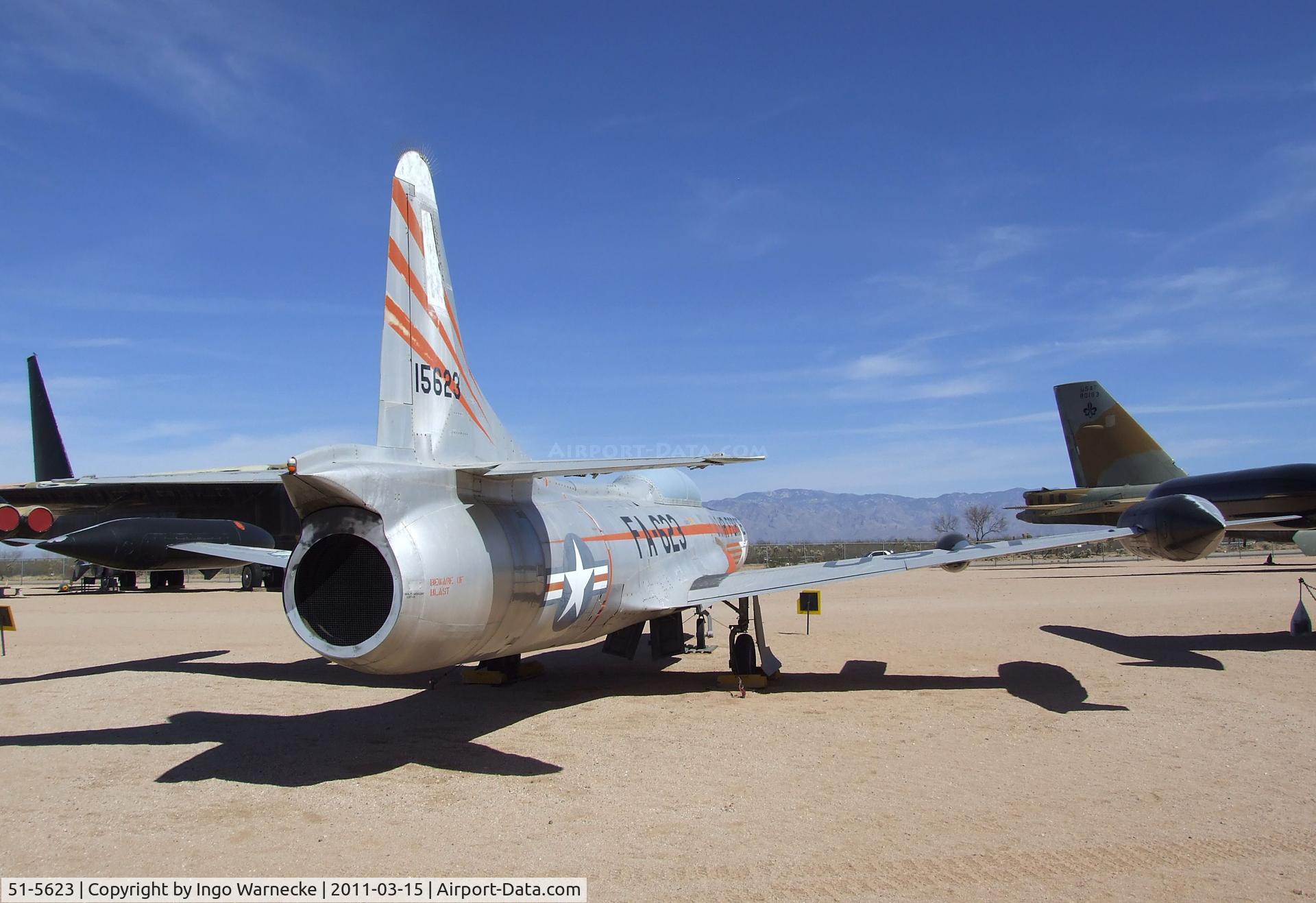 51-5623, 1951 Lockheed F-94C Starfire C/N 880-8219, Lockheed F-94C Starfire at the Pima Air & Space Museum, Tucson AZ