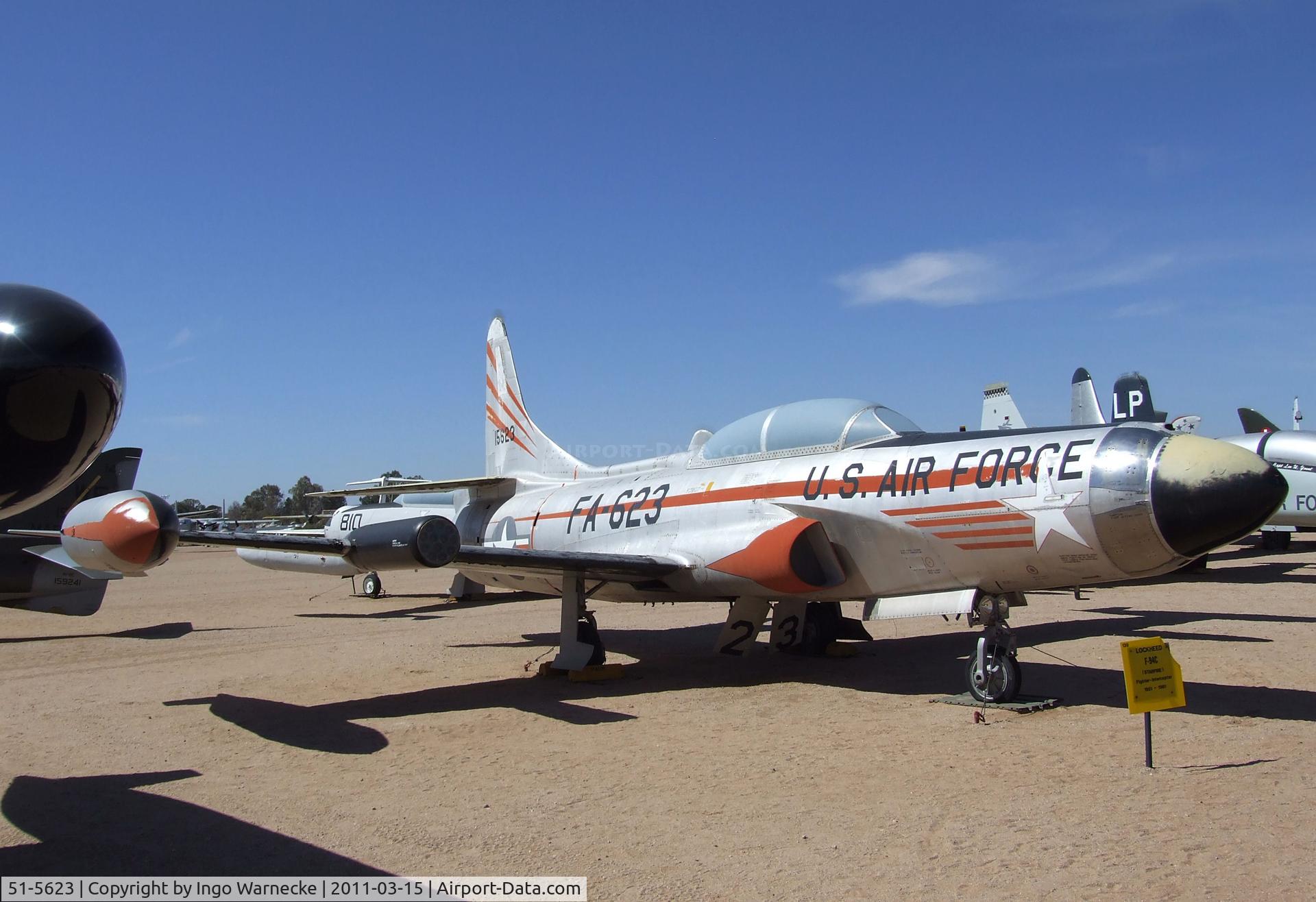 51-5623, 1951 Lockheed F-94C Starfire C/N 880-8219, Lockheed F-94C Starfire at the Pima Air & Space Museum, Tucson AZ