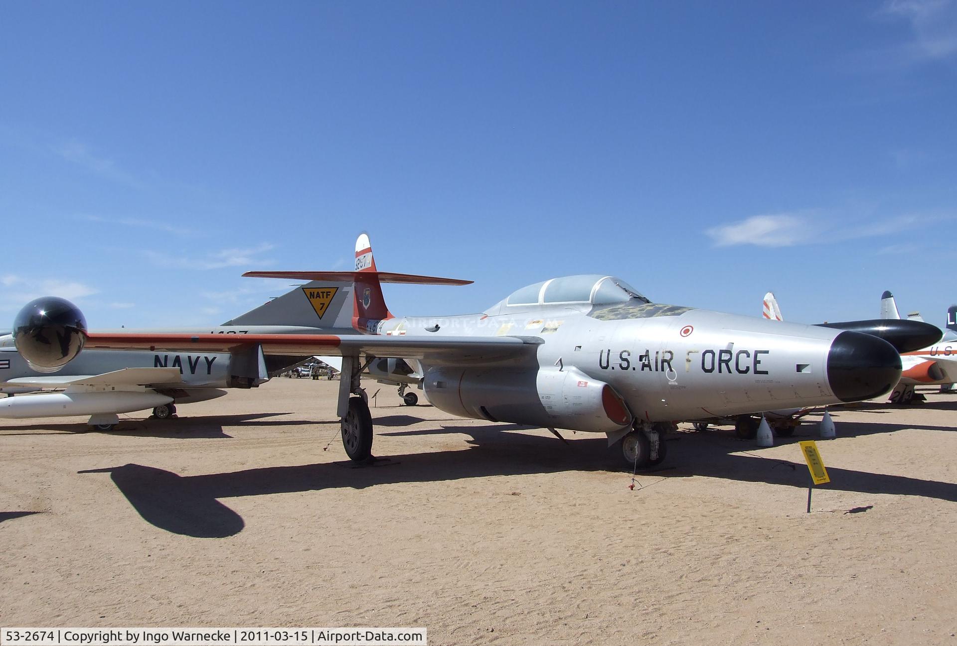 53-2674, Northrop F-89J Scorpion C/N 4805, Northrop F-89J Scorpion at the Pima Air & Space Museum, Tucson AZ