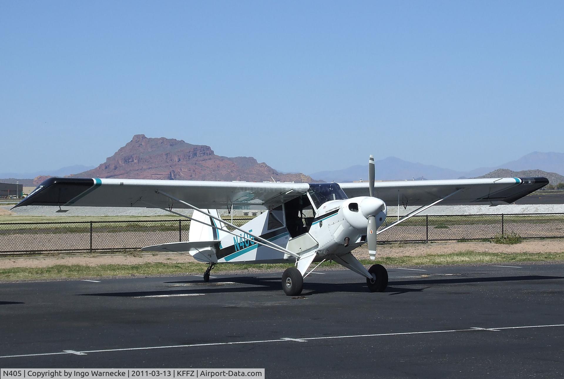 N405, 1996 Aviat A-1 Husky C/N 1340, Aviat A-1 Husky outside the CAF Museum at Falcon Field, Mesa AZ