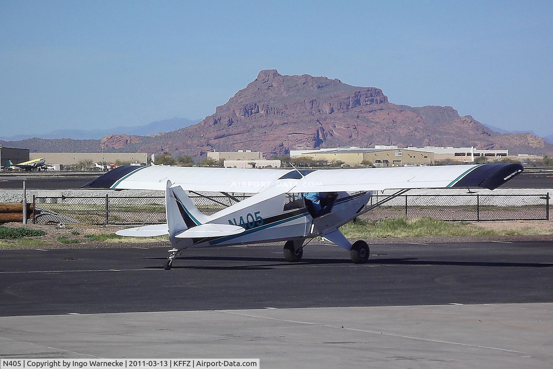 N405, 1996 Aviat A-1 Husky C/N 1340, Aviat A-1 Husky outside the CAF Museum at Falcon Field, Mesa AZ