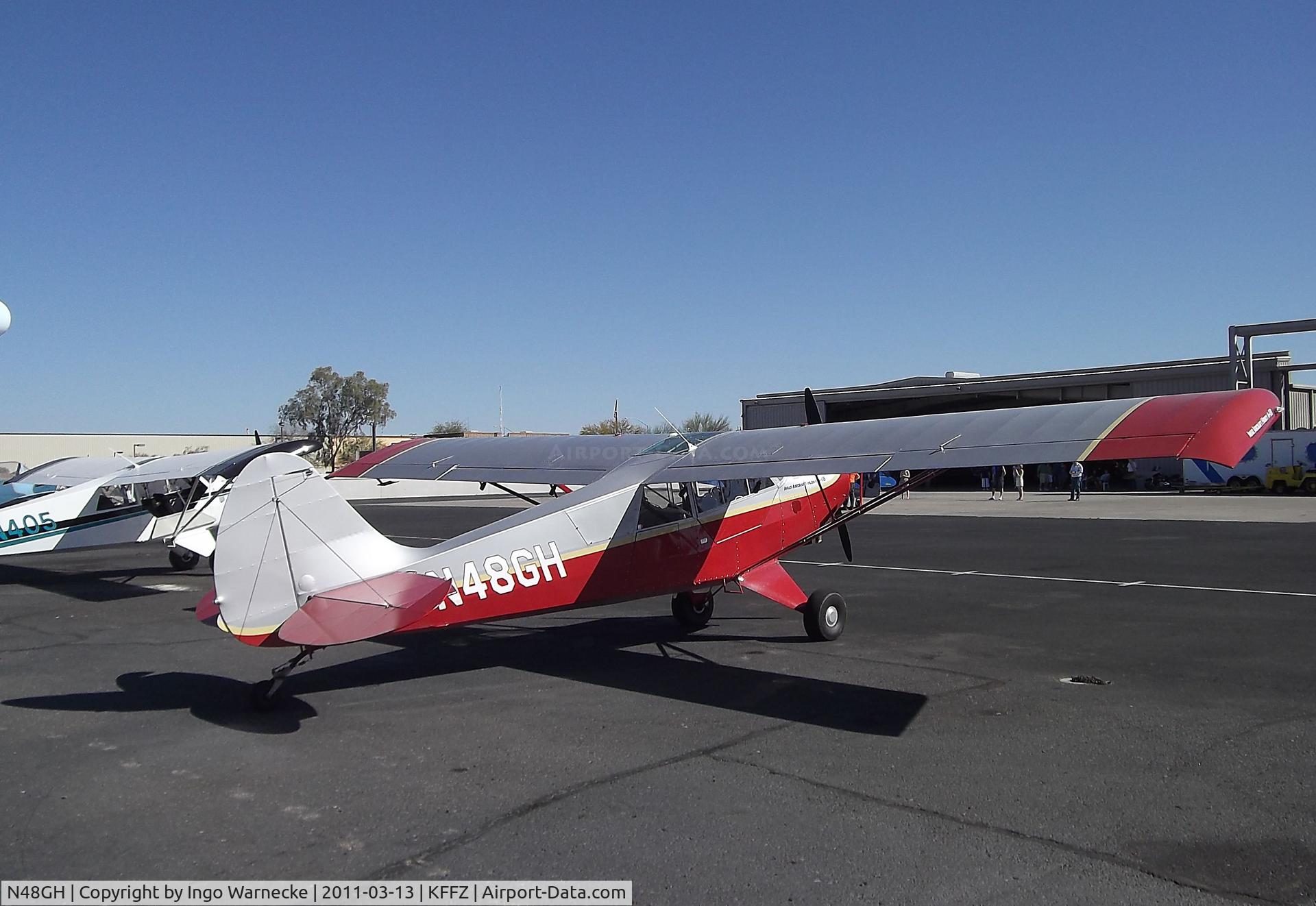 N48GH, 1999 Aviat A-1B Husky C/N 2049, Aviat A-1B Husky outside the CAF Museum at Falcon Field, Mesa AZ