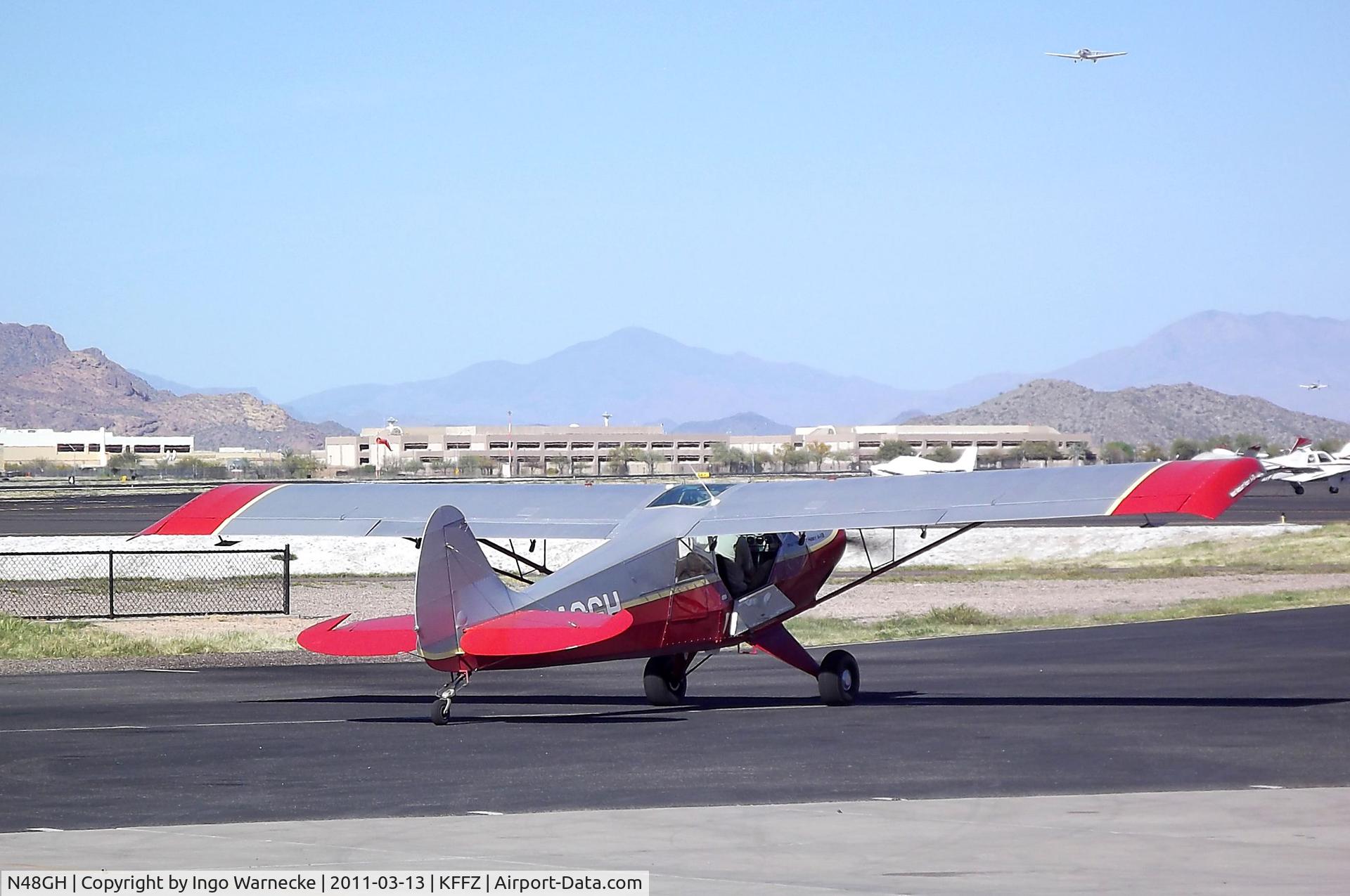 N48GH, 1999 Aviat A-1B Husky C/N 2049, Aviat A-1B Husky outside the CAF Museum at Falcon Field, Mesa AZ