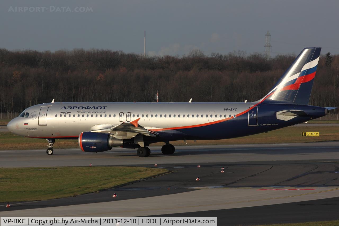 VP-BKC, 2008 Airbus A320-214 C/N 3545, Aeroflot