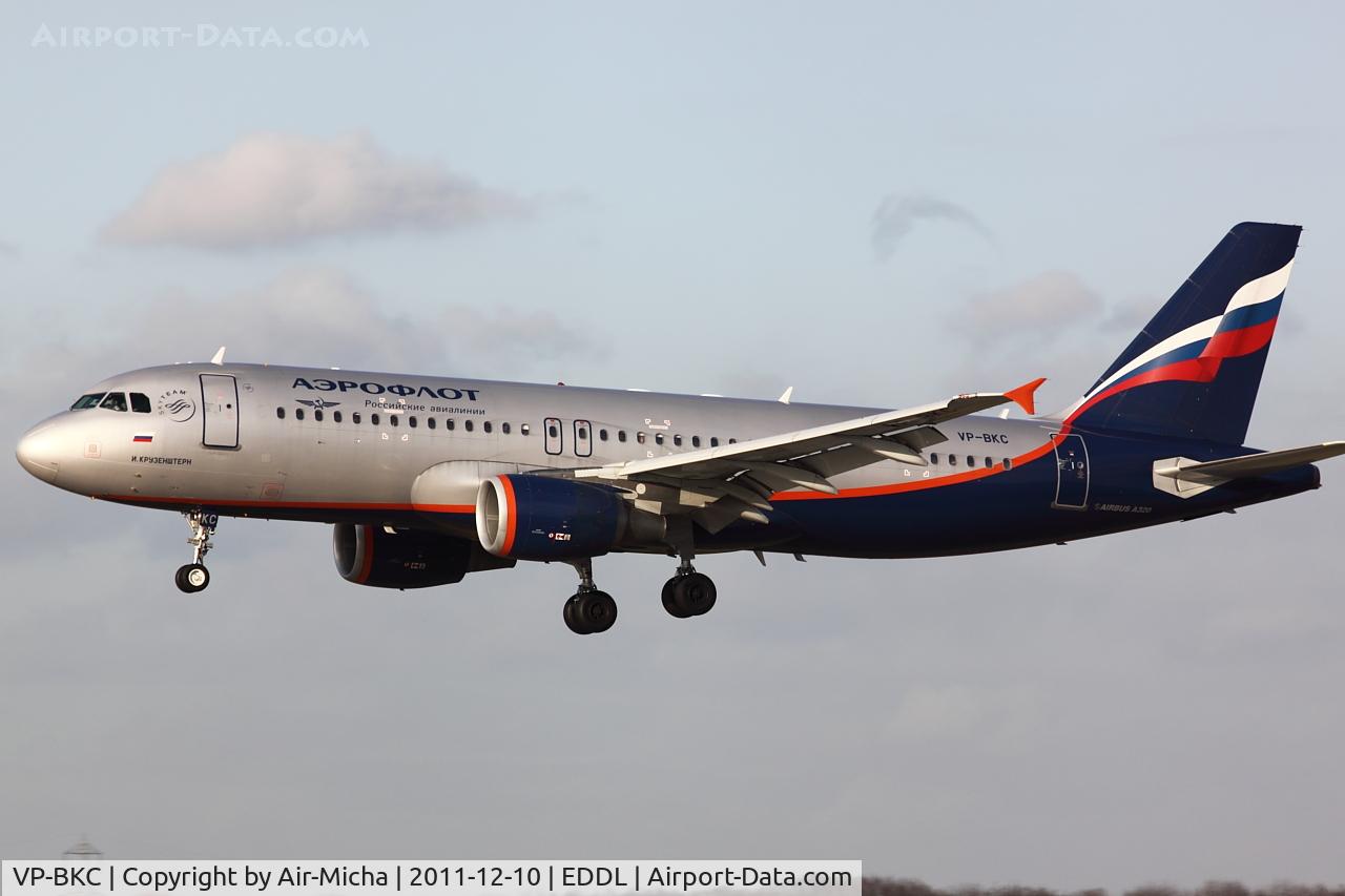 VP-BKC, 2008 Airbus A320-214 C/N 3545, Aeroflot