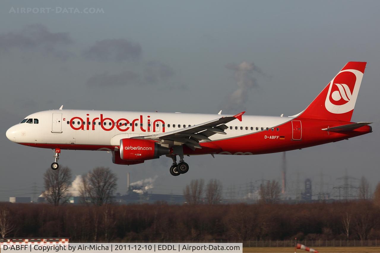 D-ABFF, 2010 Airbus A320-214 C/N 4329, Air Berlin