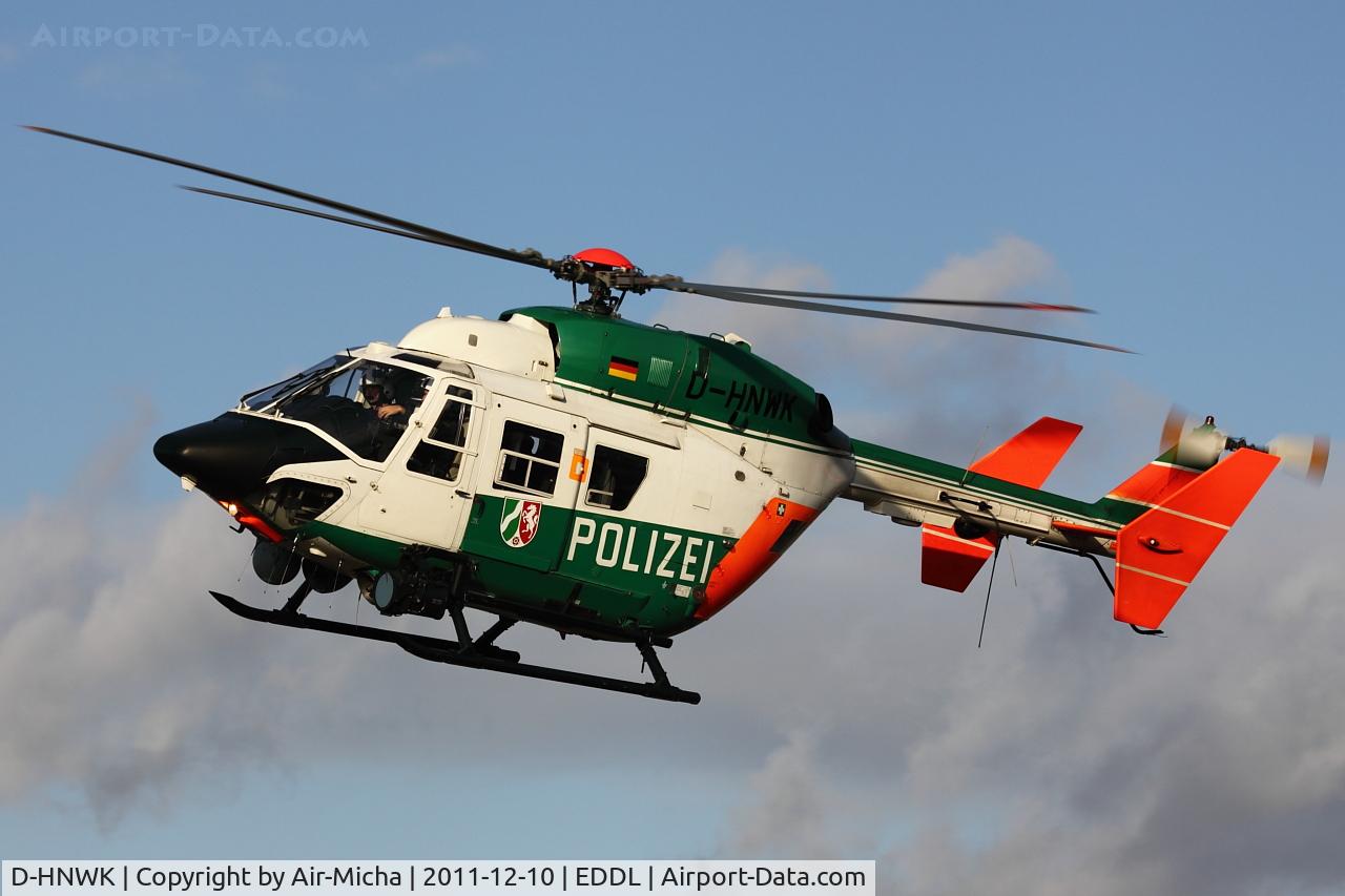 D-HNWK, 1989 Eurocopter-Kawasaki BK-117B-2 C/N 7200, German Police