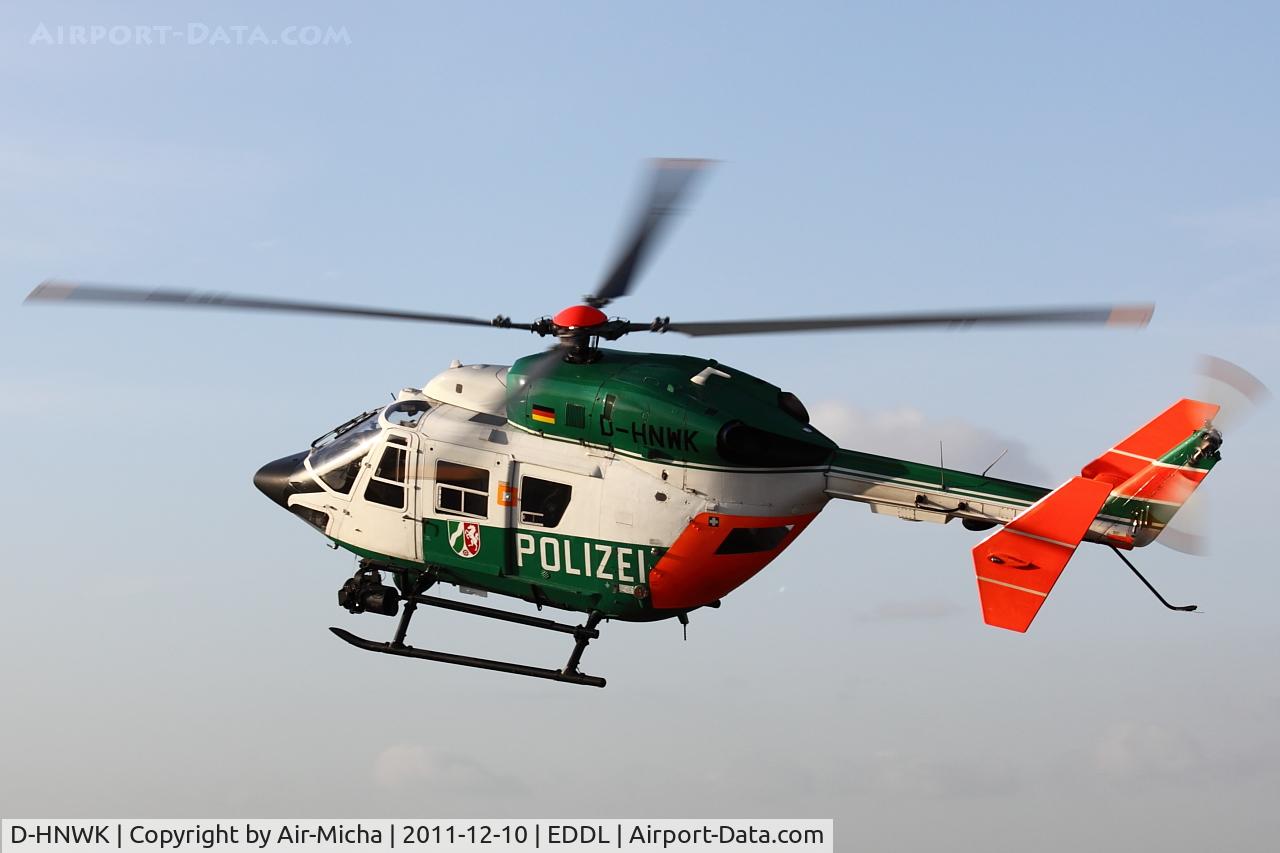 D-HNWK, 1989 Eurocopter-Kawasaki BK-117B-2 C/N 7200, German Police