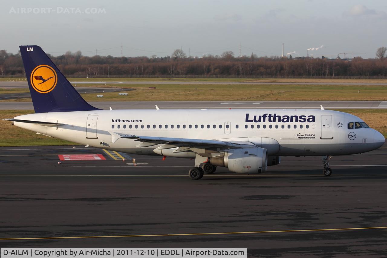 D-AILM, 1997 Airbus A319-114 C/N 694, Lufthansa