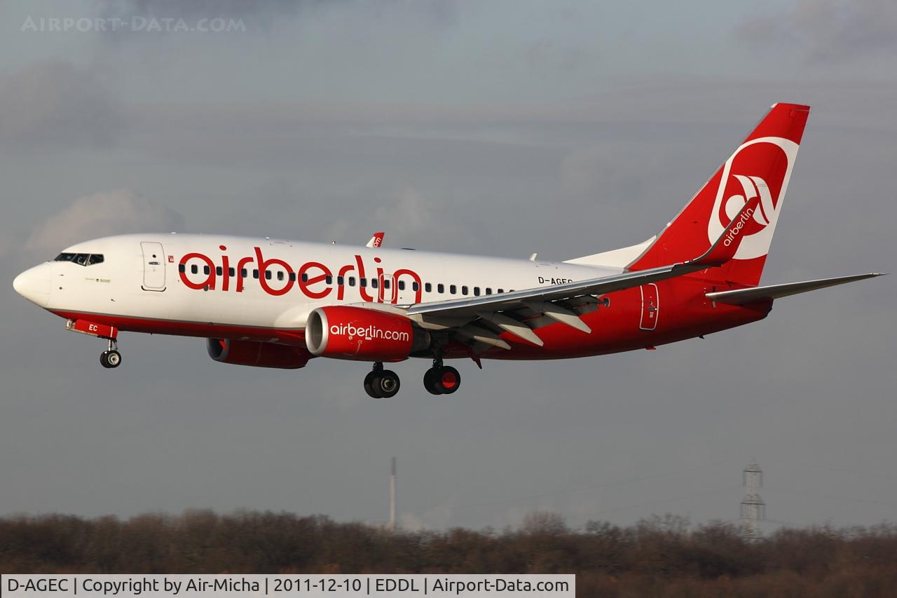D-AGEC, 2009 Boeing 737-76J C/N 36118, Air Berlin
