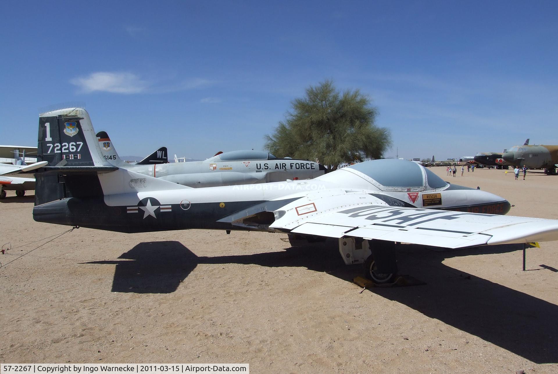 57-2267, 1957 Cessna OT-37B Tweety Bird C/N 40200, Cessna OT-37B at the Pima Air & Space Museum, Tucson AZ