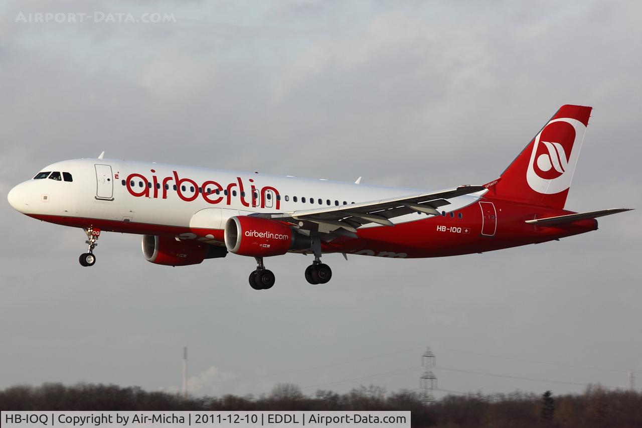 HB-IOQ, 2008 Airbus A320-214 C/N 3422, Belair Airlines