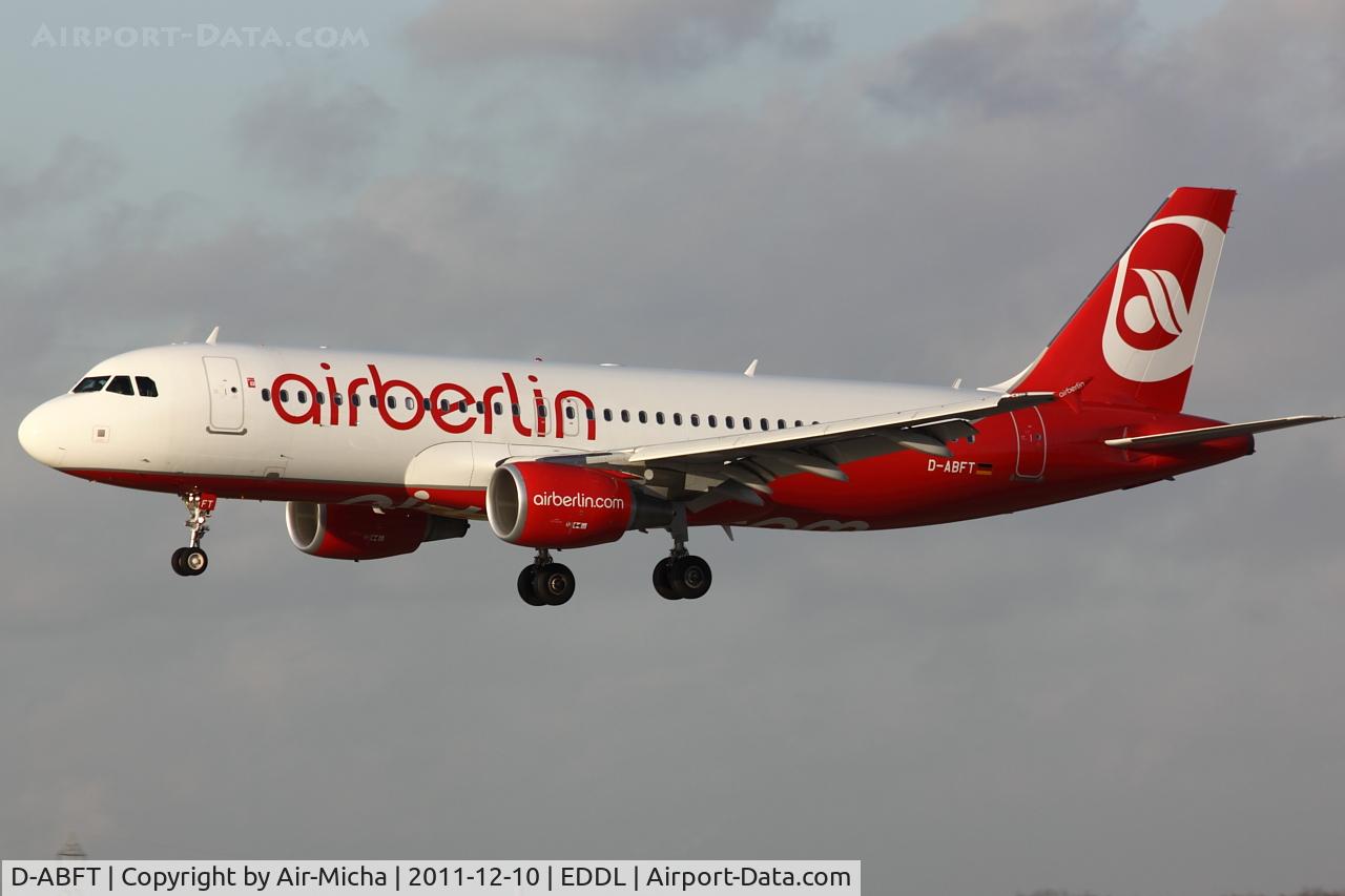 D-ABFT, 2011 Airbus A320-214 C/N 4674, Air Berlin