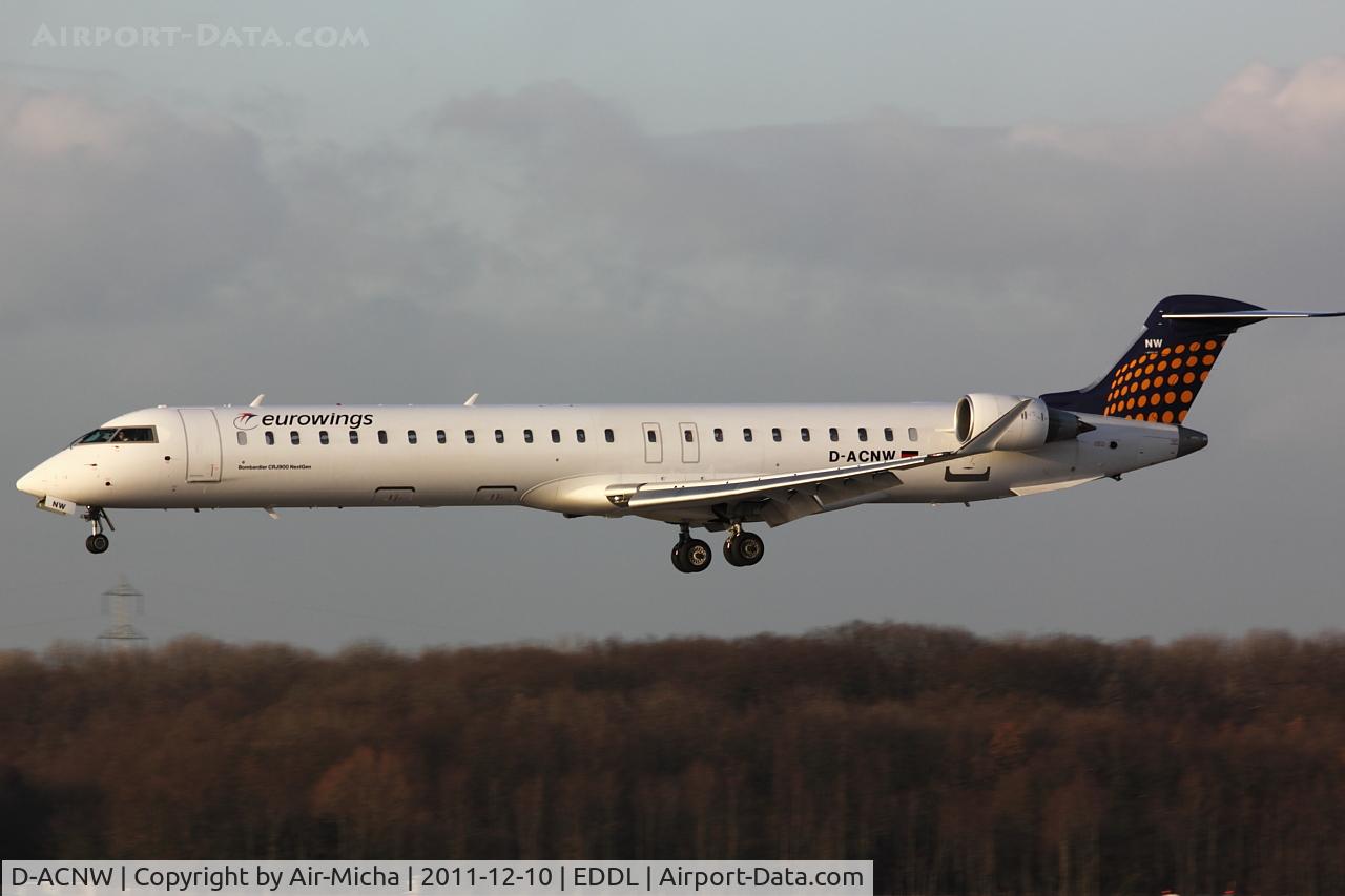 D-ACNW, 2011 Bombardier CRJ-900LR (CL-600-2D24) C/N 15269, Eurowings