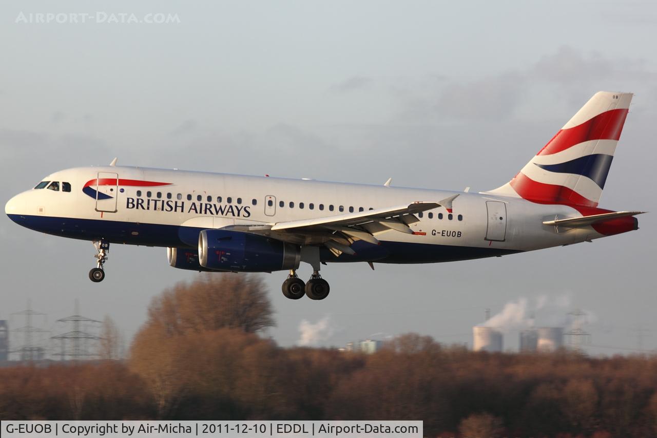 G-EUOB, 2001 Airbus A319-131 C/N 1529, British Airways