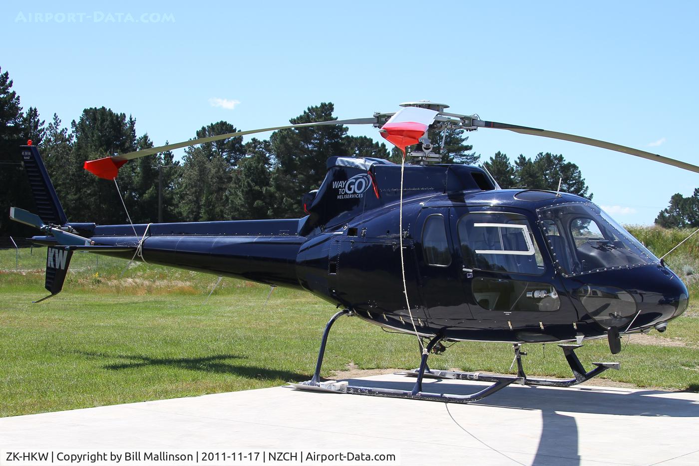 ZK-HKW, Aerospatiale AS-350BA Ecureuil C/N 1360, parked up for a while