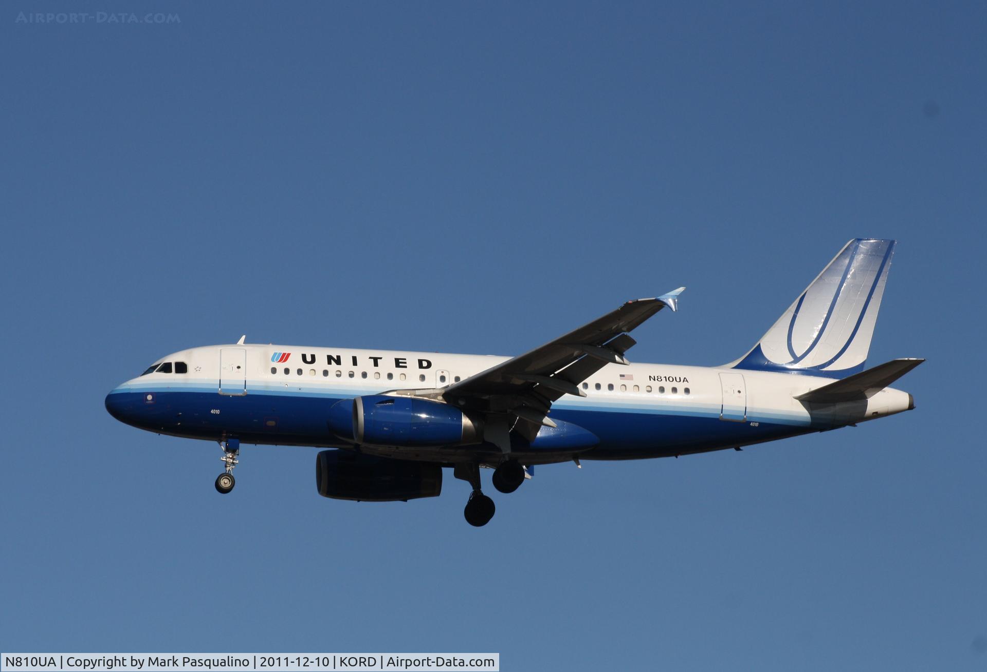 N810UA, 1998 Airbus A319-131 C/N 843, Airbus A319