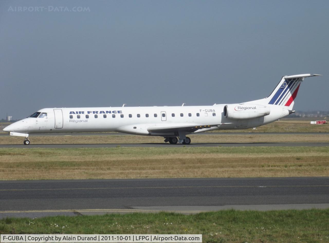 F-GUBA, 2001 Embraer EMB-145MP (ERJ-145MP) C/N 145398, Operated by Dijon-based Regional Airlines which recently sold a few sister-ships to Air Namibia.