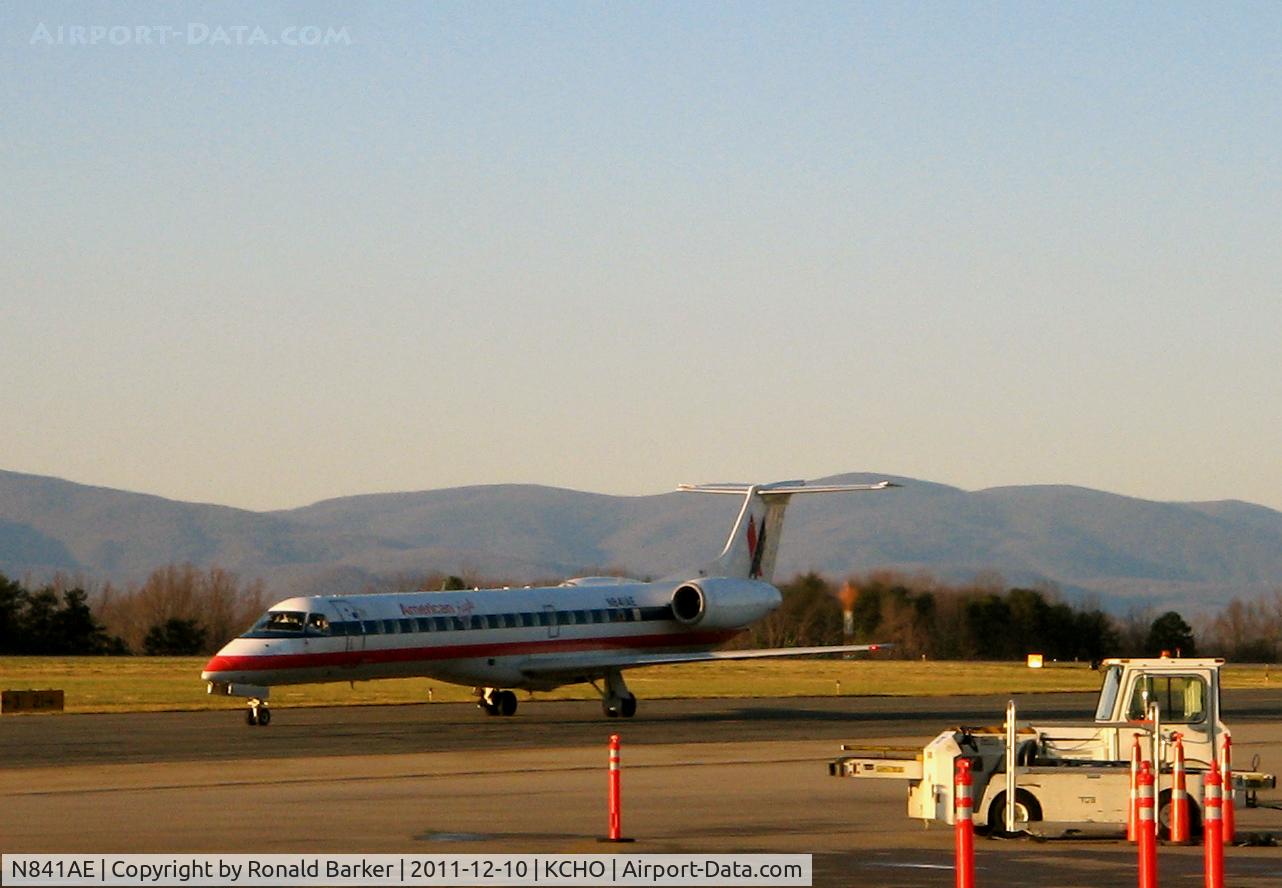 N841AE, 2002 Embraer ERJ-140LR (EMB-135KL) C/N 145667, AA 4383 CHO to ORD