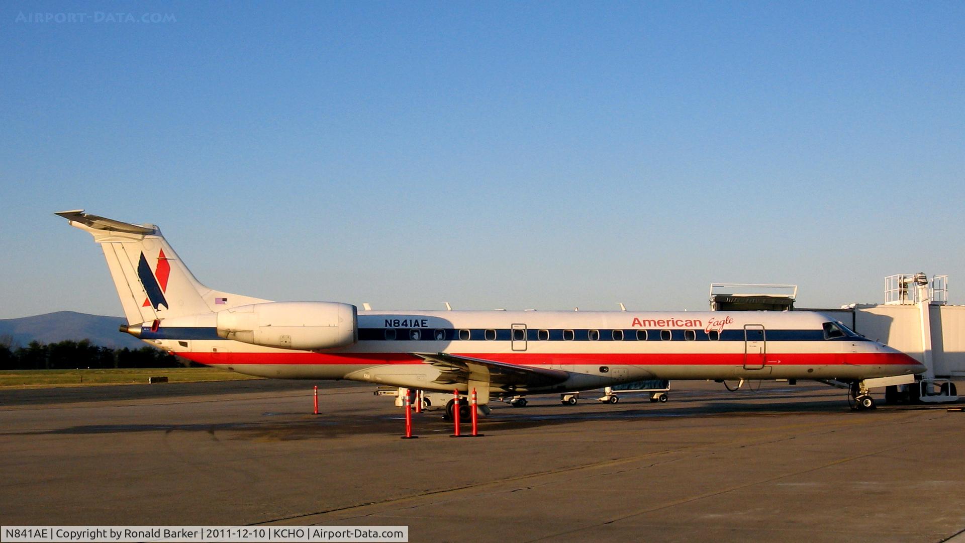 N841AE, 2002 Embraer ERJ-140LR (EMB-135KL) C/N 145667, AA4383 CHO to ORD