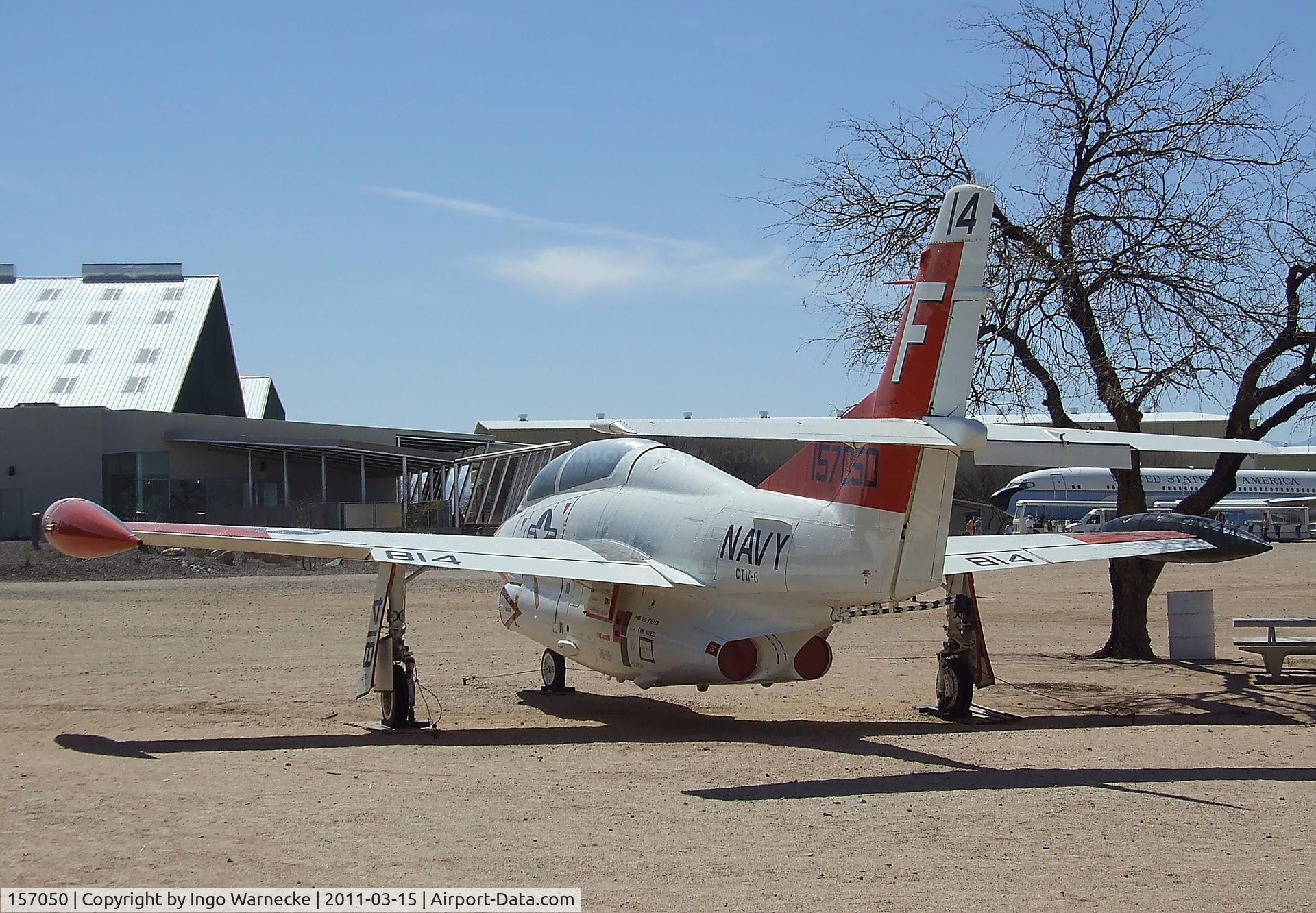 157050, Rockwell T-2C Buckeye C/N 332-21, North American T-2C Buckeye at the Pima Air & Space Museum, Tucson AZ