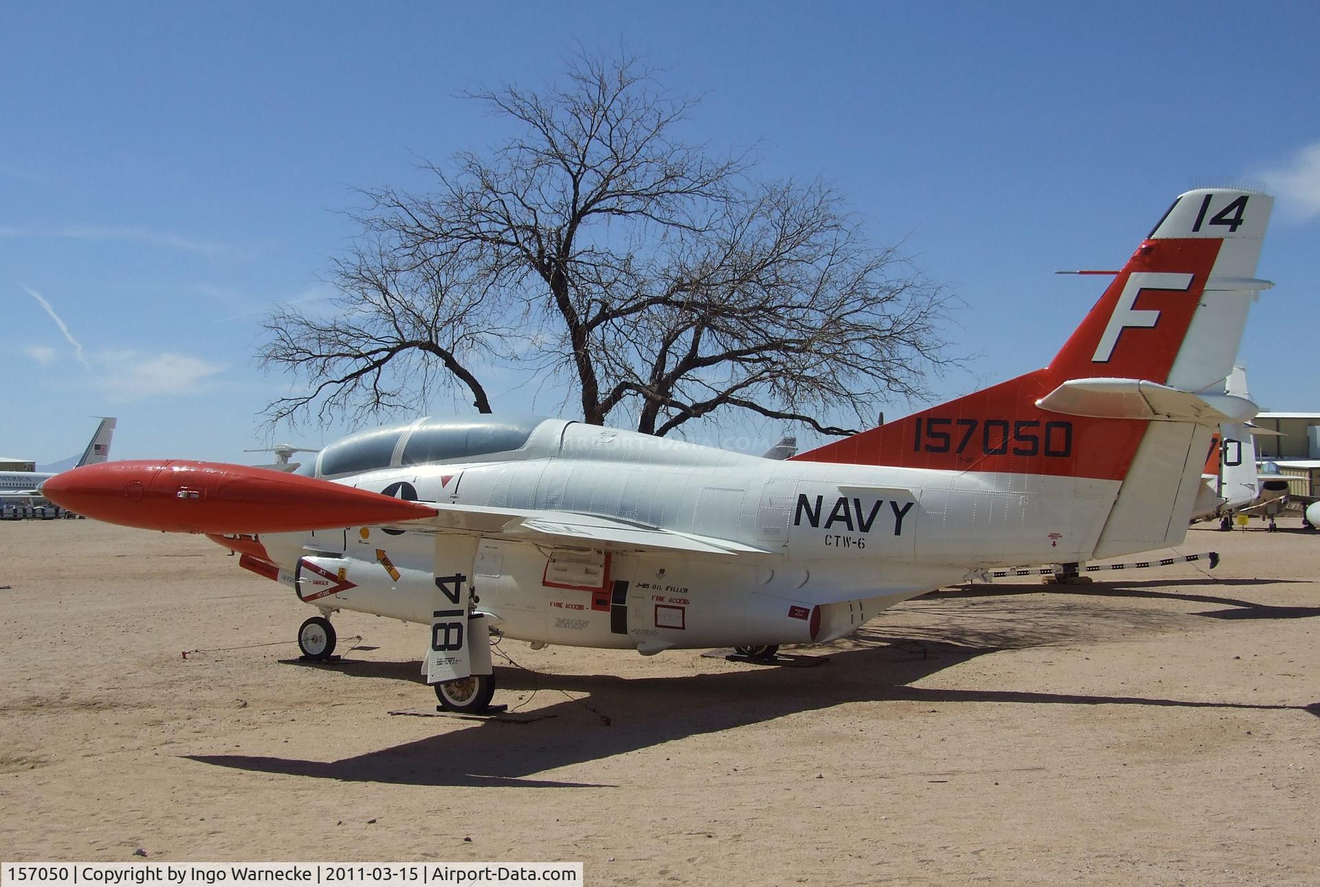 157050, Rockwell T-2C Buckeye C/N 332-21, North American T-2C Buckeye at the Pima Air & Space Museum, Tucson AZ