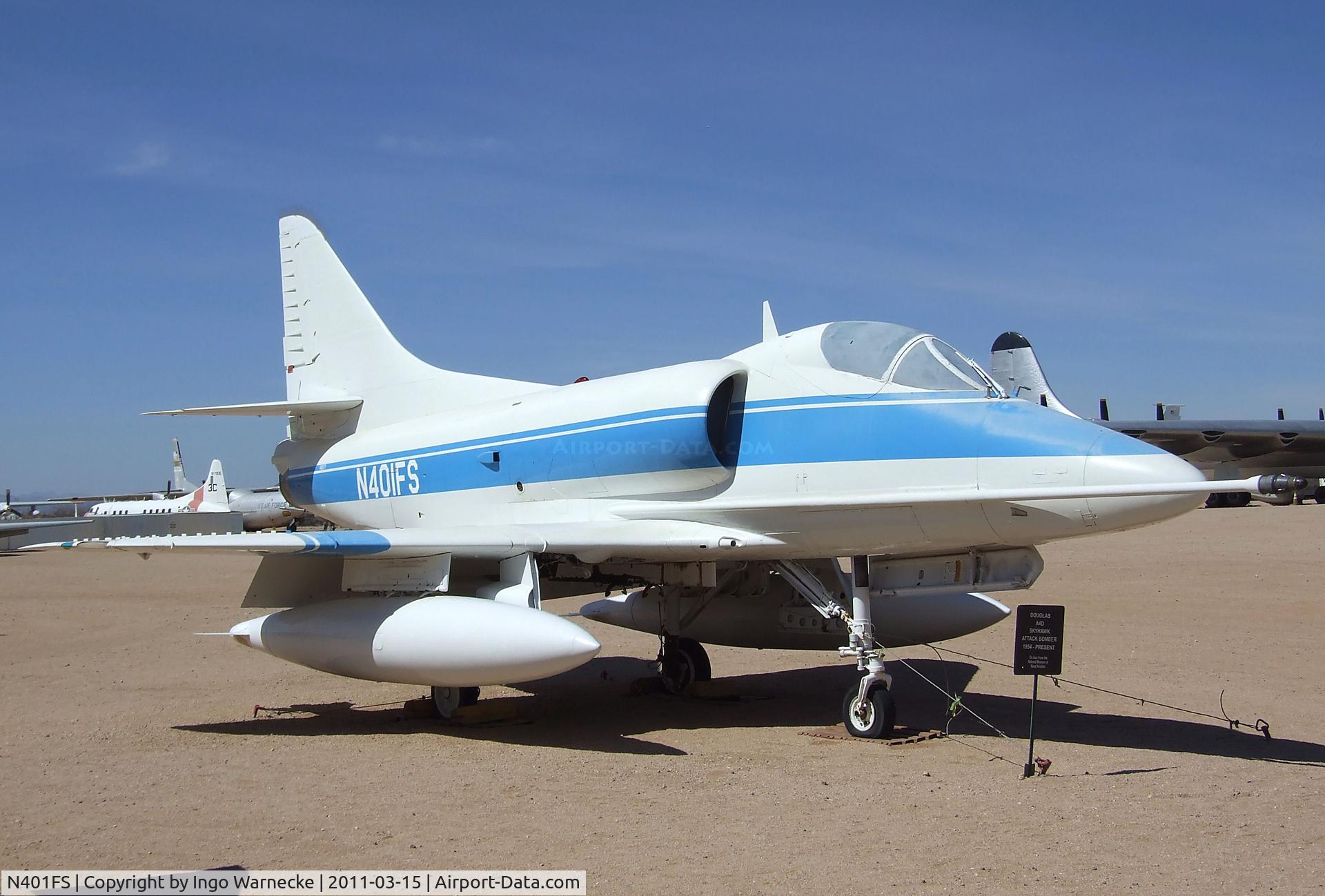 N401FS, 1959 Douglas A-4C Skyhawk C/N 12764, Douglas A-4C Skyhawk at the Pima Air & Space Museum, Tucson AZ